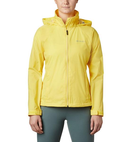 Columbia Switchback III Rain Jacket Yellow For Women's NZ84930 New Zealand